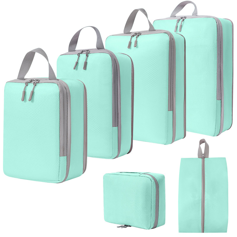 Compressed travel storage bag set, digital toiletries and cosmetics storage bag, shoes, luggage, clothing, travel storage bag