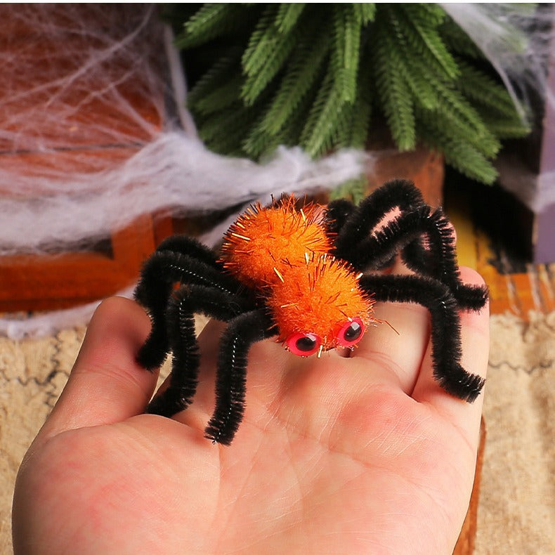 Halloween Horror Spider Hair Clip, Spooky Party Decoration for Kids and Adults, Funny Spider Hair Accessory