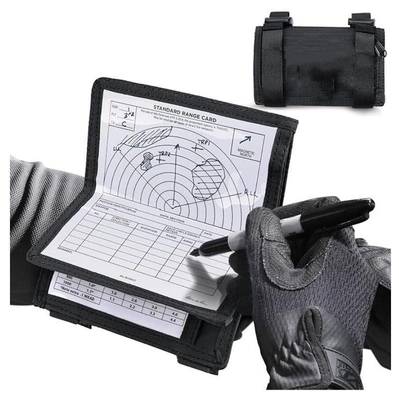 Tactical Arm Map Holder – Military Wrist Sleeve for Maps, Cards & Notes, Ideal for Range & Field Use