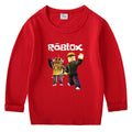 Children's cotton T-shirt with round neck and long sleeved base