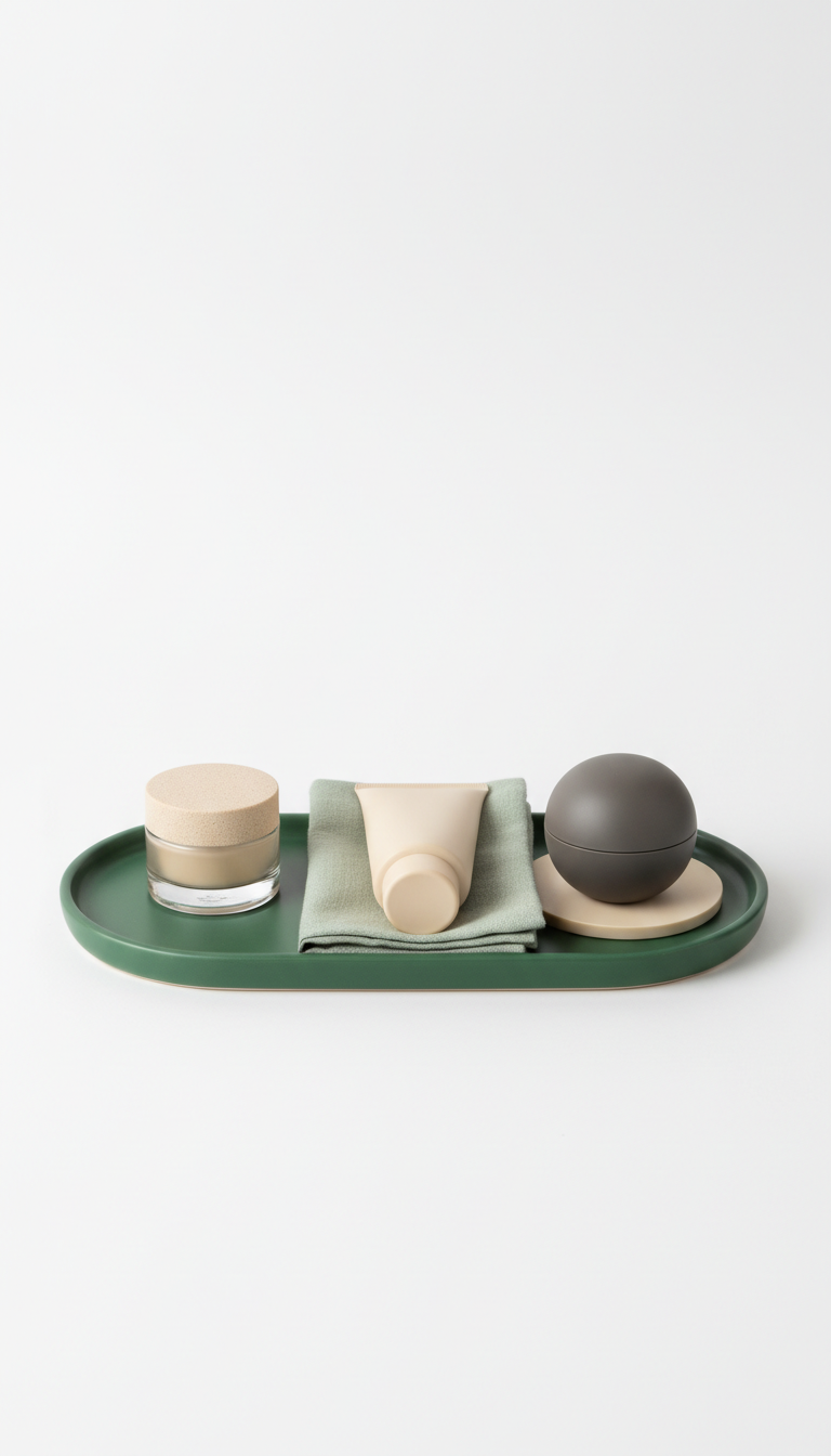 Forest Green Ceramic Tray