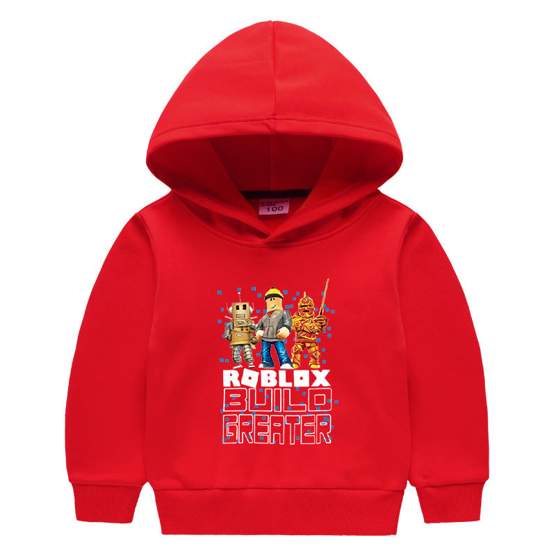 Children's hooded sweatshirt for autumn and winter