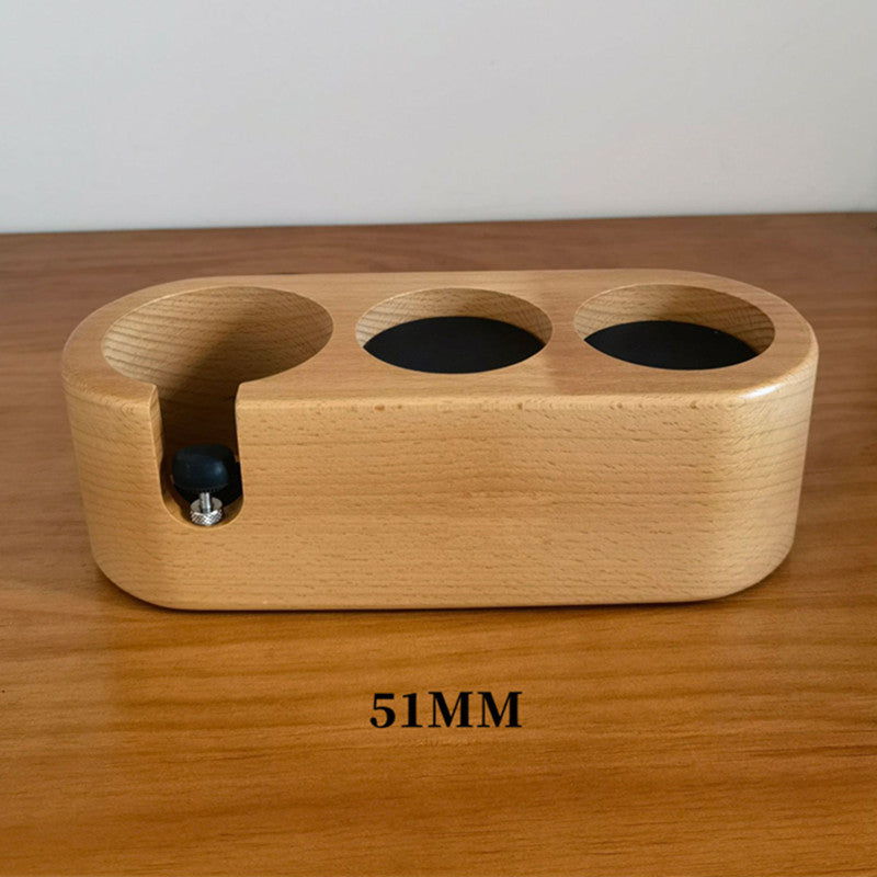 Espresso Press Holder Wooden Press Holder Bar Press Pad Coffee Machine Matching Appliance Handle Press Holder