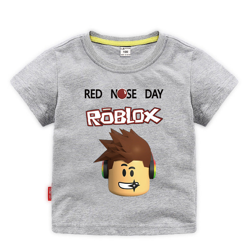 Roblox Children's Summer Wear Short Sleeves