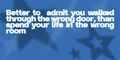 Better admit your wrong blue