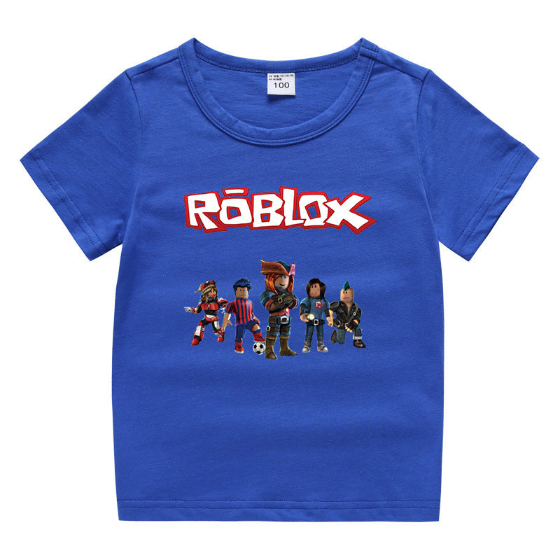 Roblox Children's Summer Short sleeved T-shirt