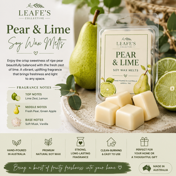 Pear & Lime - soy wax melts