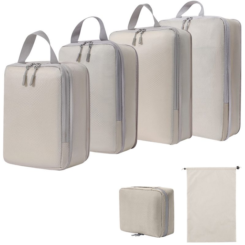 Compressed travel storage bag set, digital toiletries and cosmetics storage bag, shoes, luggage, clothing, travel storage bag