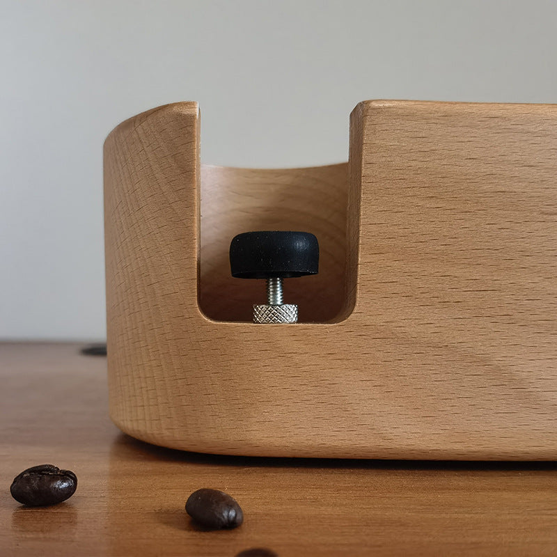 Espresso Press Holder Wooden Press Holder Bar Press Pad Coffee Machine Matching Appliance Handle Press Holder