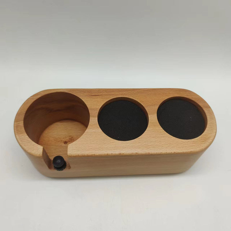 Espresso Press Holder Wooden Press Holder Bar Press Pad Coffee Machine Matching Appliance Handle Press Holder