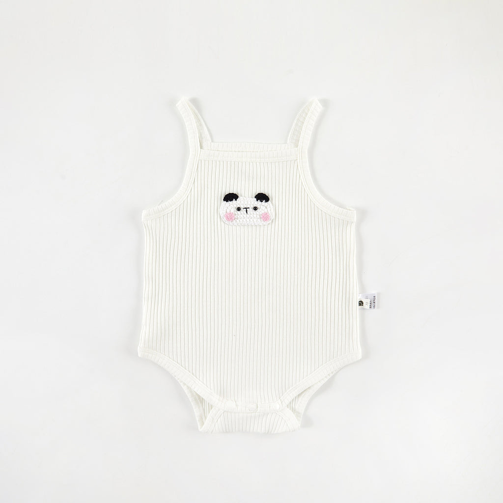 Romper Lightweight Sleeveless Bodysuit Cute Unisex Baby One-Piece Cartoon Clothes