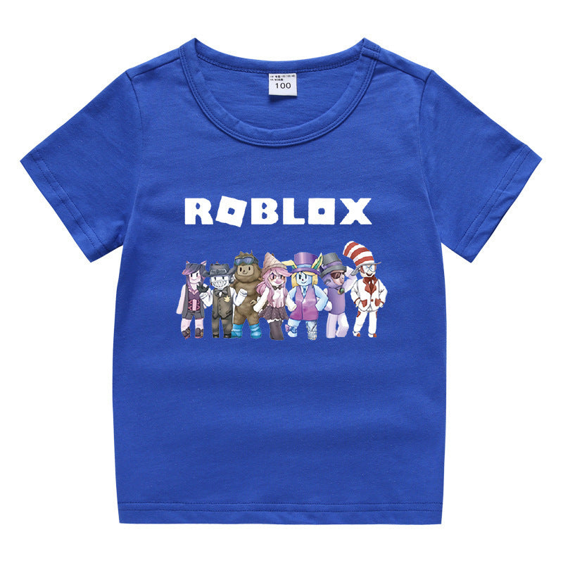 Children's summer short sleeved T-shirt
