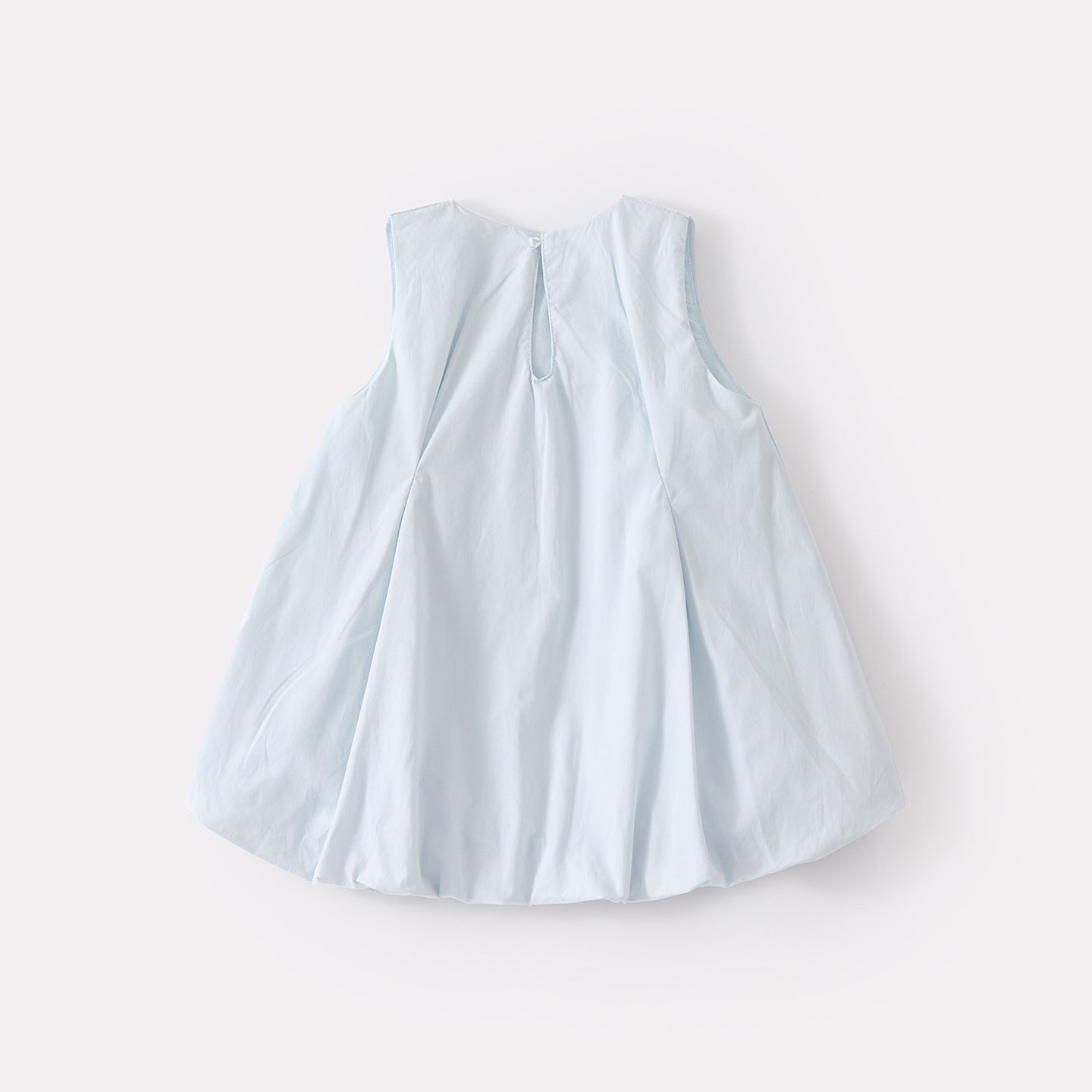 Baby Girl Sweet Cute Bubble Dress, Casual Versatile Bow Backless Sundress