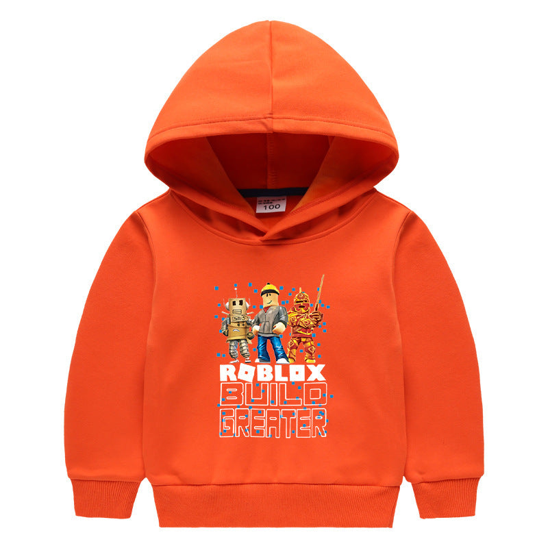 Children's hooded sweatshirt for autumn and winter