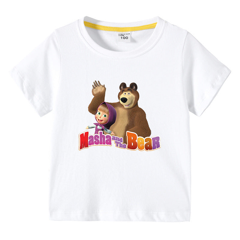 Summer Short sleeved Martha and Bear Girl