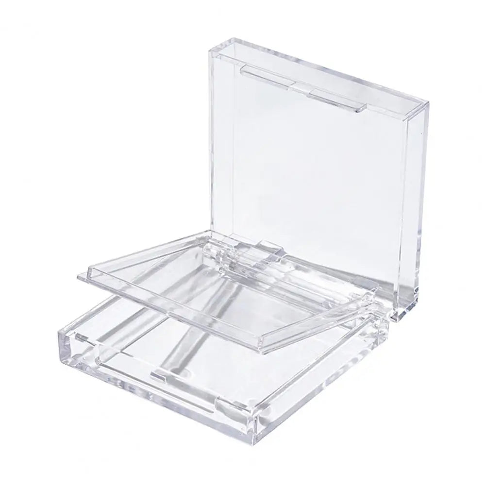 Acrylic Nail Display Box Double Layer Press on Nails Packaging Box Transparent Lid Nail Tips Storage Case False Nail Holder