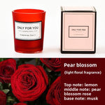 Scented Soy Wax Aromatherapy Candle in Small Glass Jar
