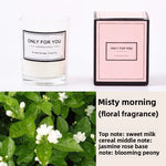 Scented Soy Wax Aromatherapy Candle in Small Glass Jar