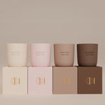 Round Crystal Infused Soy Wax Scented Candle Gift Box