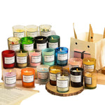 Scented Soy Wax Aromatherapy Candle in Small Glass Jar