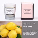 Scented Soy Wax Aromatherapy Candle in Small Glass Jar