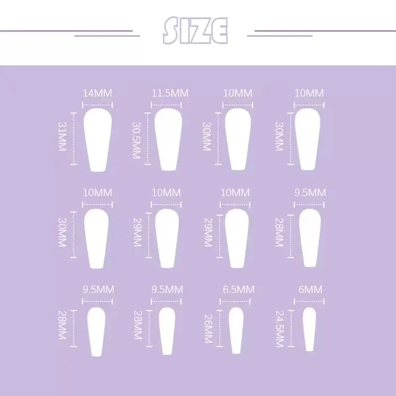 Z960 High End Dropshipping Transparent Transparent Square French Tip Press On Nails With Special Occasion