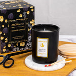 Embossed Cup Soy Wax Scented Candle with Lace Edge 40-Hour Burn