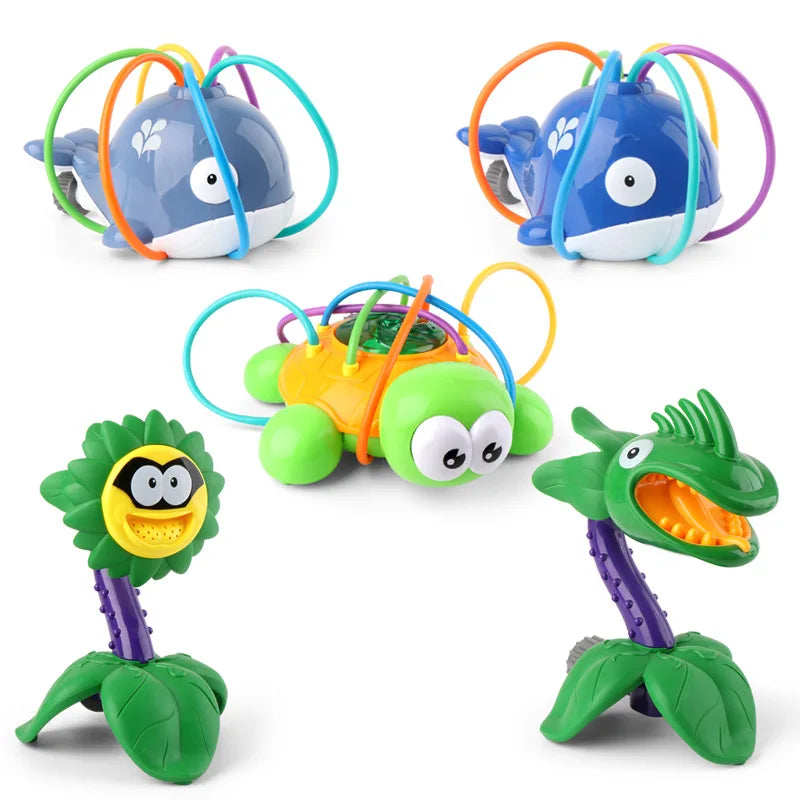 Summer Cool Fun Bath Toys Ball Water Squirting Sprinkler Baby Bath Shower Kids Toys