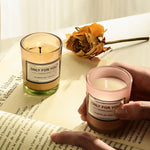 Scented Soy Wax Aromatherapy Candle in Small Glass Jar