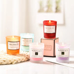 Scented Soy Wax Aromatherapy Candle in Small Glass Jar