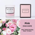 Scented Soy Wax Aromatherapy Candle in Small Glass Jar