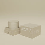 Round Crystal Infused Soy Wax Scented Candle Gift Box