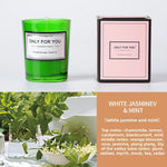 Scented Soy Wax Aromatherapy Candle in Small Glass Jar