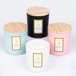 Embossed Cup Soy Wax Scented Candle with Lace Edge 40-Hour Burn
