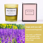 Scented Soy Wax Aromatherapy Candle in Small Glass Jar