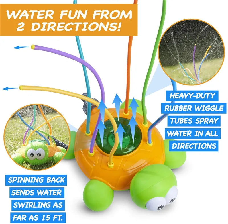 Summer Cool Fun Bath Toys Ball Water Squirting Sprinkler Baby Bath Shower Kids Toys