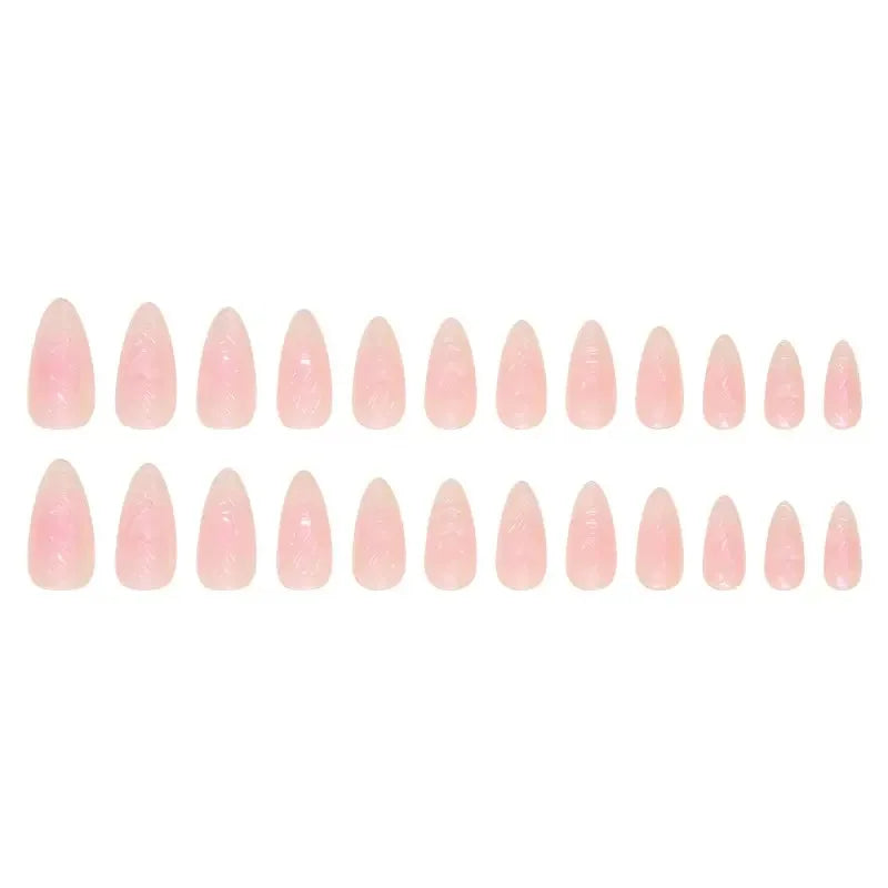 Z960 High End Dropshipping Transparent Transparent Square French Tip Press On Nails With Special Occasion