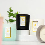Embossed Cup Soy Wax Scented Candle with Lace Edge 40-Hour Burn