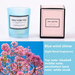 Scented Soy Wax Aromatherapy Candle in Small Glass Jar