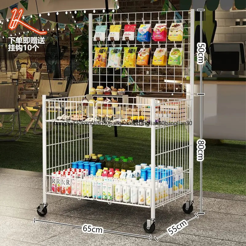 Mobile Folding  Trolley One Second  Night Market Stall Special Float Promotional Display Stand
