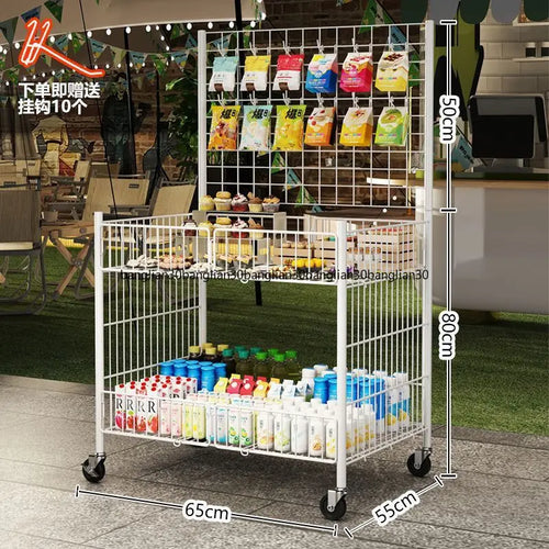 Mobile Folding  Trolley One Second  Night Market Stall Special Float Promotional Display Stand