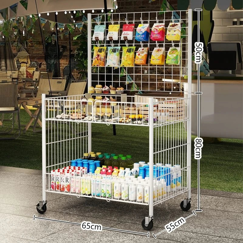 Mobile Folding  Trolley One Second  Night Market Stall Special Float Promotional Display Stand