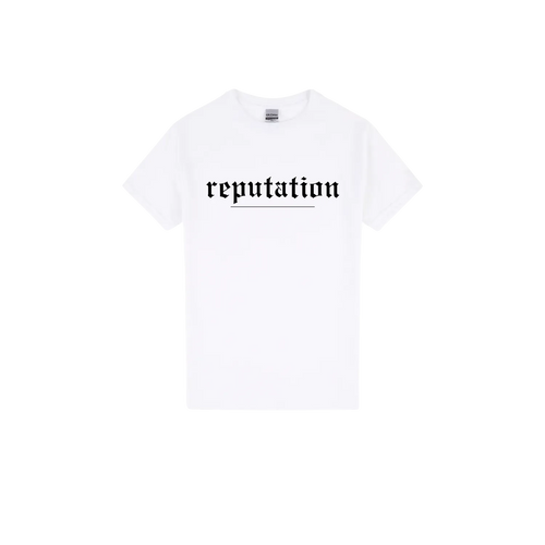 White front flat lay