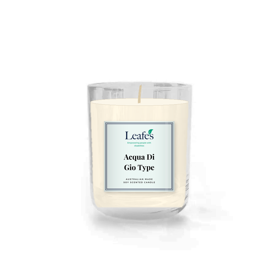Ocean Air & Citrus Scented Candle